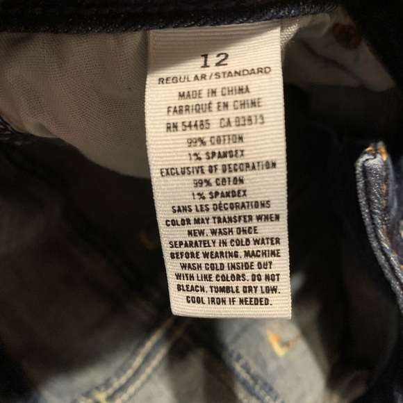 American Eagle Outfitters Woman's Jeans Size 12 Straight Super Stretch - Picture 15 of 16